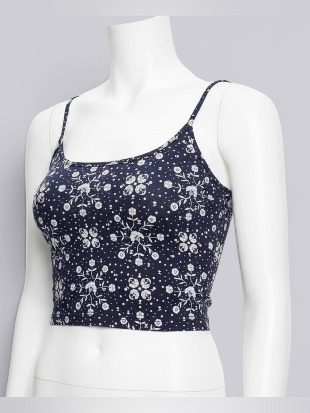 🆕 NWT Lou & Grey by Loft Blue Bandana Cami Bralette in S